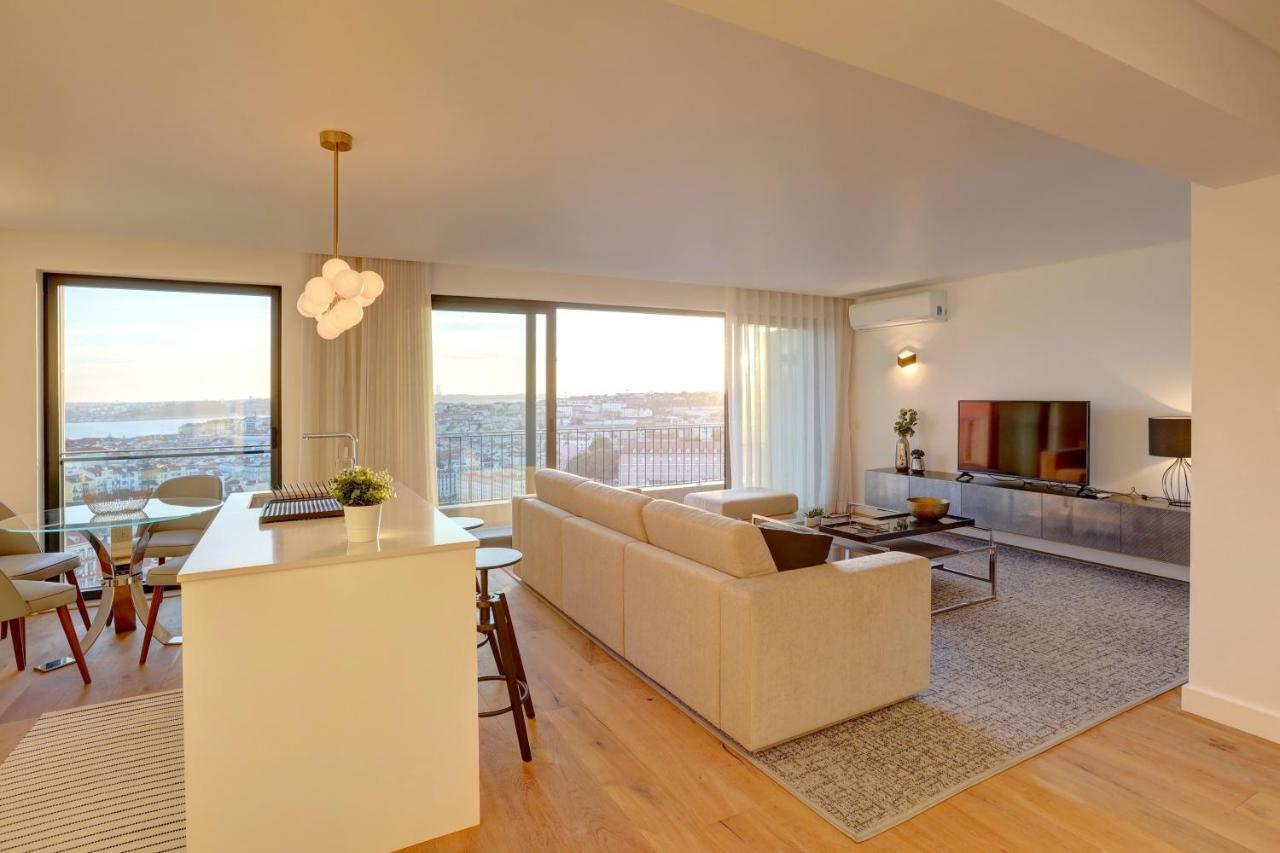 Luxury Graca Apartment The Most Amazing View Of Lisbon Luaran gambar